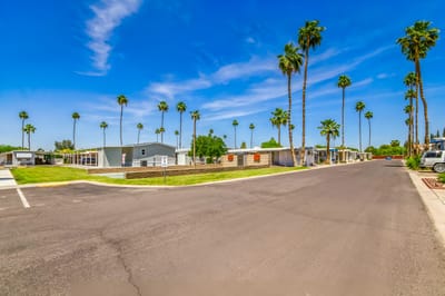 Outdoor view of Wildwood 55+ Manufactured Home Community