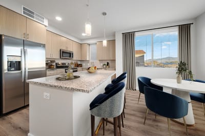 Modern kitchen in a senior living community