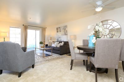 Cozy common area with comfortable seating and decor