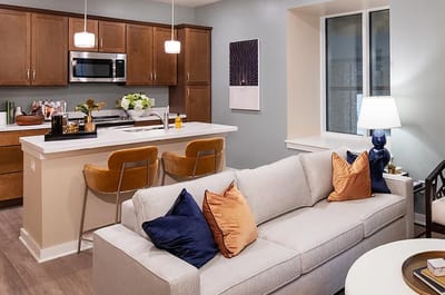 Modern and inviting interior of a living space