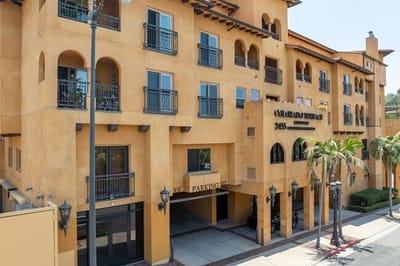 Exterior view of the Colorado Terrace apartment building