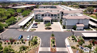 Aerial view of the Overture North Scottsdale facility