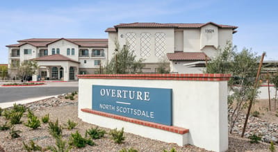 Exterior view of Overture North Scottsdale building