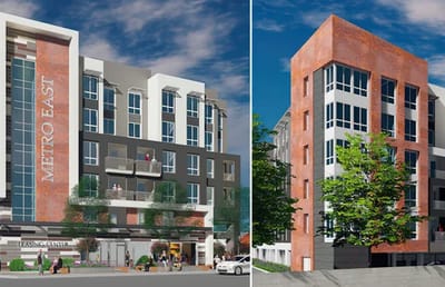 Exterior view of Metro East Senior Park facility