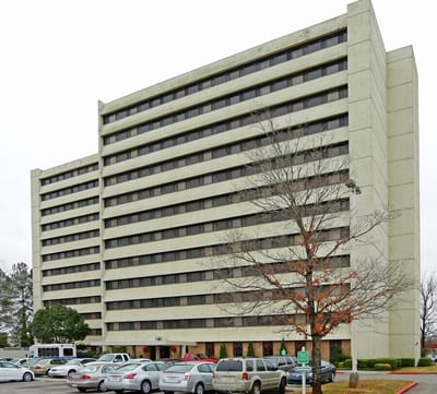 Exterior view of Presbyterian Apartments building