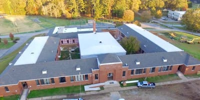 Aerial view of the Carillon Oaks facility