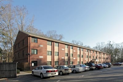 Exterior view of the AHEPA 310 V Senior Apartments building