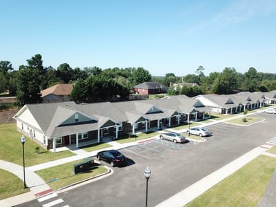 Aerial view of the Stoneridge Villas residential area