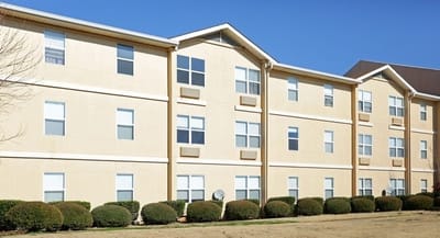 Exterior view of the Dublin Village facility