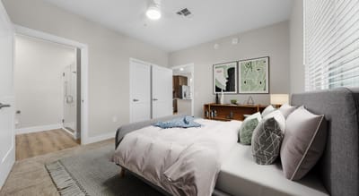 Well-furnished private room with modern decor