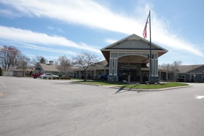 Exterior view of Morning Pointe Senior Living building