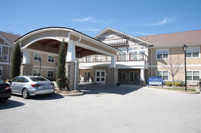 Exterior view of The Springs at Stony Brook entrance
