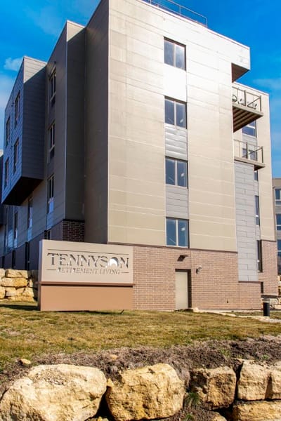 Exterior view of Tennyson Retirement Living facility