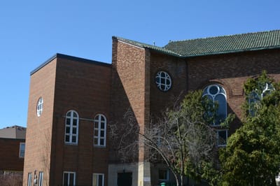 Exterior view of the Villa Maria building