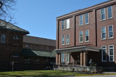 Exterior view of Villa Maria Retirement Community building