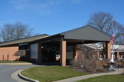Exterior view of St. Ann's Home entrance