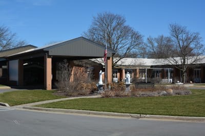 Exterior view of St. Ann's Home entrance
