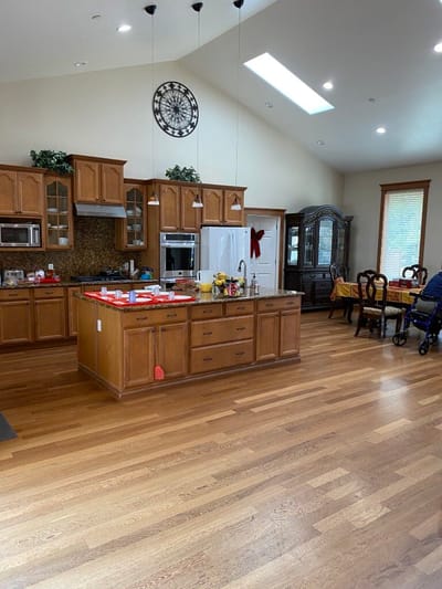 Bright kitchen area in a residential space