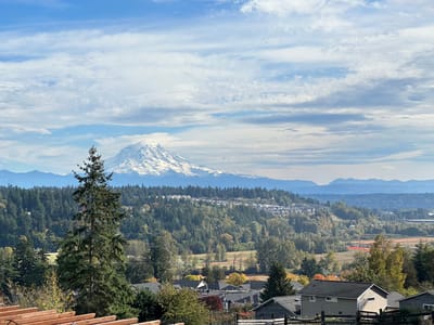 View of mountains and natural landscape