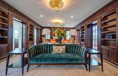 Elegant common area with stylish furnishings