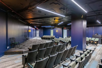Interior view of a theater-style seating area in the facility