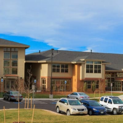 Exterior view of Bonaventure of Castle Rock with parking lot