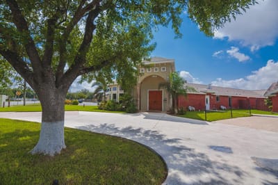 Exterior view of Barcelona Assisted Living facility