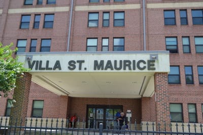 Front entrance of Villa St. Maurice facility