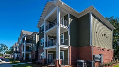 Exterior view of a senior living facility