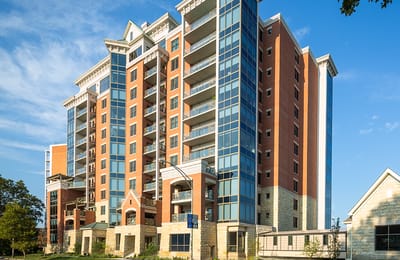 Exterior view of an assisted living facility