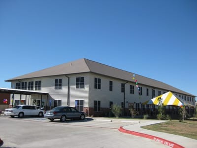 Exterior view of a senior living facility