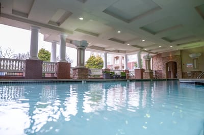 Indoor swimming pool at the facility