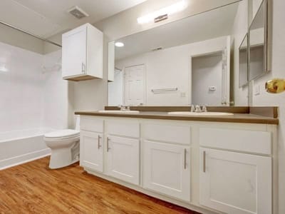 Clean and modern bathroom interior