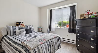 Cozy private room in a senior living apartment