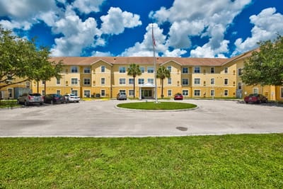 Exterior view of Presbyterian Towers building