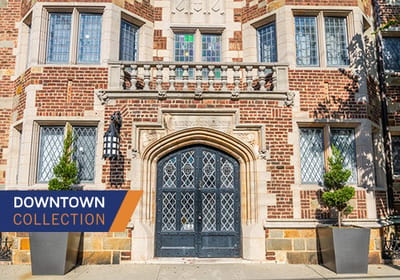 Historic building facade with ornate details