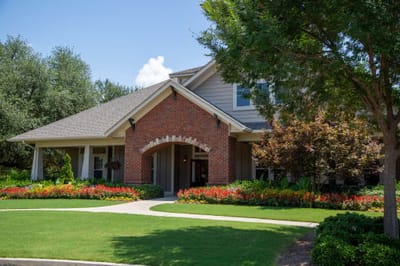 Exterior view of a nursing home facility