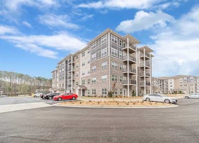 Exterior view of Shannon Reserve 55+ Apartments.
