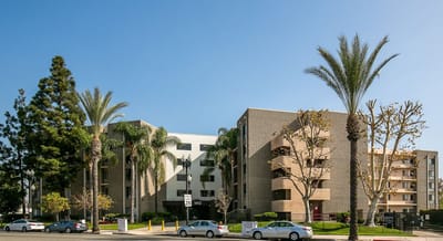 Exterior view of Center Place Senior Apartments