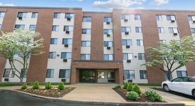 Exterior view of Center Place Senior Apartments
