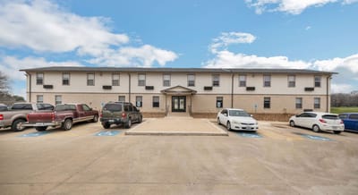 Exterior view of the Center Place Senior Apartments.