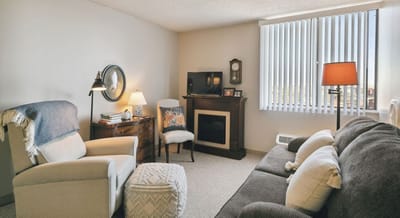 Cozy living room with comfortable furniture