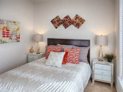 Cozy private resident room with decorative elements