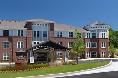 Front exterior view of Columbia Brookside Senior Residences