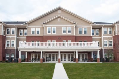 Exterior view of Lakewood Hills Senior Village