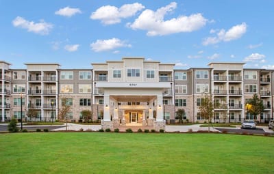 Exterior view of StonePointe Senior Living facility