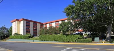 Exterior view of Casa Calderon senior living facility