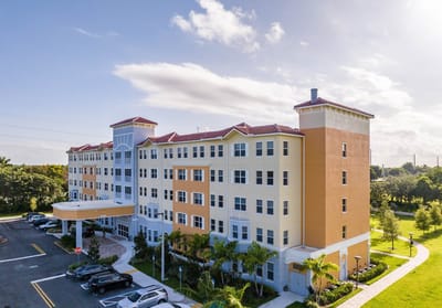Exterior view of Casa Sant Angelo assisted living facility