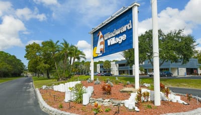 Entrance sign for Windward Village Community
