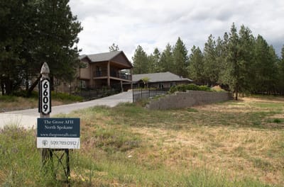 Exterior view of The Grove AFH North Spokane building